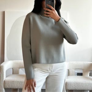 & Other Stories mint sage knit sweater